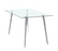 Gilman Rectangle Glass Top Dining Table Price