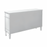 5-Drawer Accent Cabinet Silver