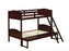 Littleton Twin/Full Bunk Bed With Ladder Espresso