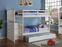 Twin/Twin Arch Mission Stairway Bunkbed With Trundle