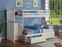 Twin/Full Arch Mission Stairway Bunkbed