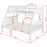 Bunk Bed - TWIN/FULL White