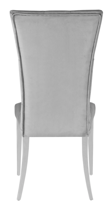 Kerwin Tufted Upholstered Side Chair (Set Of 2) Chrome