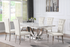 Kerwin Dining Set 7 - Piece Grey or White Chairs