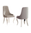 Antoine Upholstered Demi Arm Dining Chairs (Set Of 2)