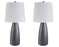 Grey Table Lamp (2Pc)
